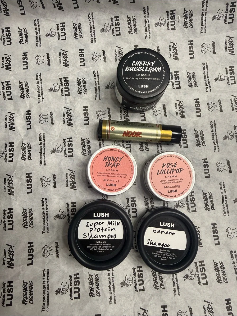 Lush Lip Bundle & Samples